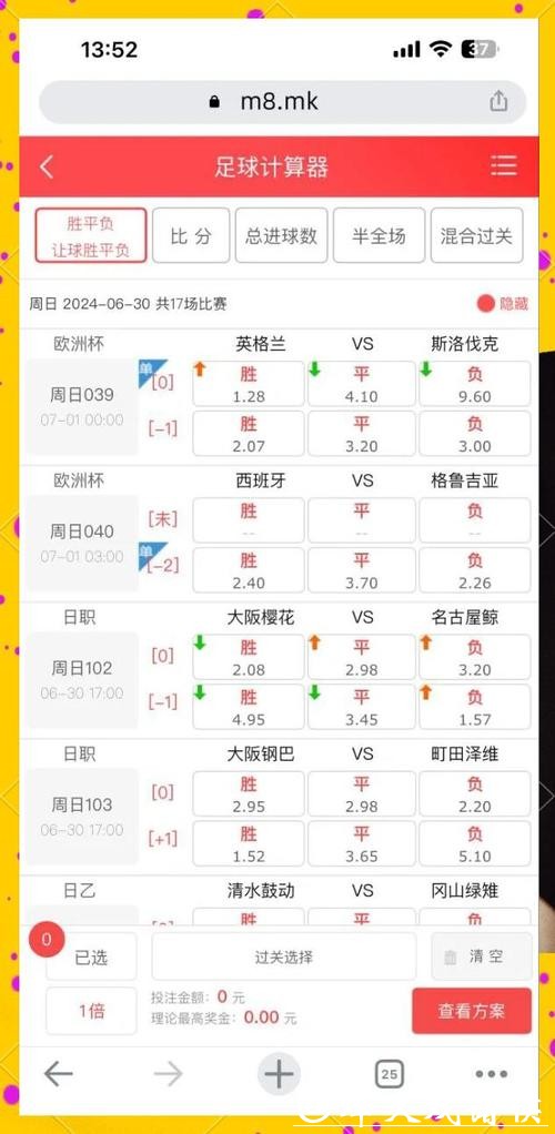 2026世界杯投注：看懂赔率数据的方法